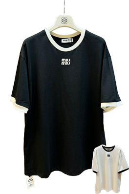 【ミュウミュウタイプ】メンズ レディース 半袖Tシャツ aat22812