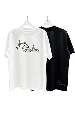 【アクネ ストゥディオ ズ】メンズ レディース 半袖Tシャツ  aat22900