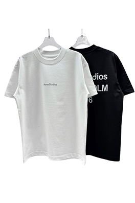 【アクネ ストゥディオ ズ】メンズ レディース 半袖Tシャツ  aat22901