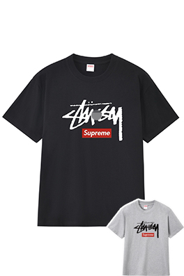 【シュプリームタイプ】×【ステューシー】メンズ レディース 半袖Tシャツ  aat22924