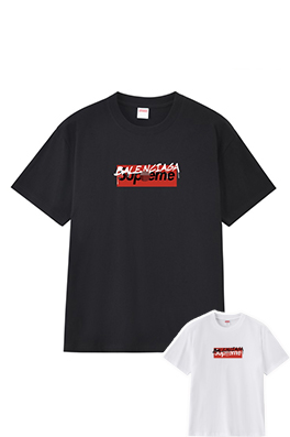 【シュプリームタイプ】×【バレンタイプ】メンズ レディース 半袖Tシャツ  aat22973