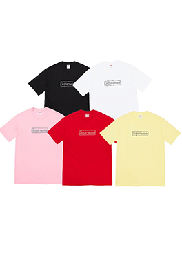 【シュプリームタイプ】×【KAWS WEEK】メンズ レディース 半袖Tシャツ  aat22998