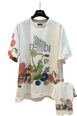 【フェンディタイプ】メンズ レディース 半袖Tシャツ  aat23013