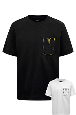 【フェンディタイプ】メンズ レディース 半袖Tシャツ  aat23046