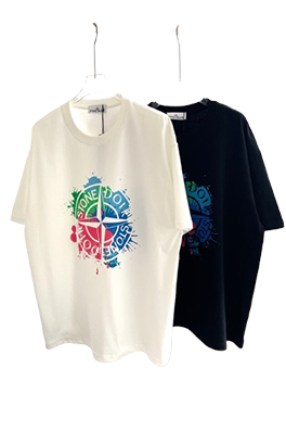 【ディオールタイプ】×【ストーンアイランド】メンズ レディース 半袖Tシャツ  aat23048
