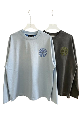 【クロムハーツタイプ】メンズ レディース 長袖スウェットTシャツ  aat23050