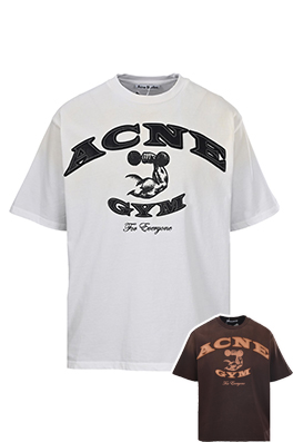 【アクネ ストゥディオ ズ】メンズ レディース 半袖Tシャツ  aat23091