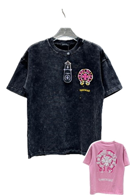 【クロムハーツタイプ】メンズ レディース 半袖Tシャツ aat23126