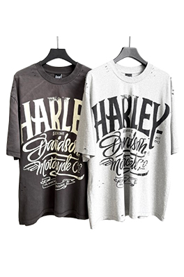 【SAINT】×【BERBERJIN】×【HARLEY】メンズ レディース 半袖Tシャツ aat23161
