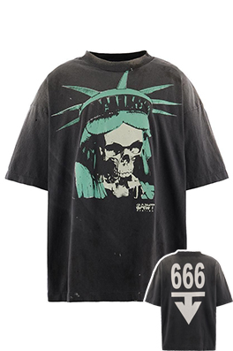 【セント マイケル】メンズ レディース 半袖Tシャツ aat23189