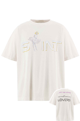 【セント マイケル】メンズ レディース 半袖Tシャツ aat23191