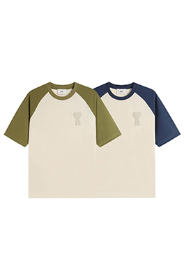 【アミ】メンズ レディース 半袖Tシャツ    aat23204