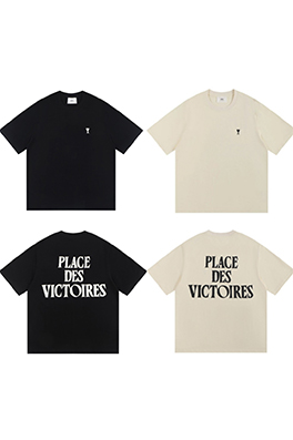 【アミ】メンズ レディース 半袖Tシャツ    aat23205