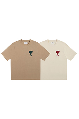 【アミ】メンズ レディース 半袖Tシャツ    aat23206