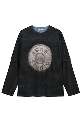 【アクネ ストゥディオ ズ】メンズ レディース 長袖 Tシャツ    aat23230