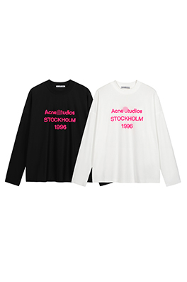 【アクネ ストゥディオ ズ】メンズ レディース 長袖 Tシャツ    aat23233
