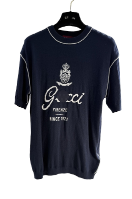 【グッチタイプ】メンズ レディース　ニット 半袖Tシャツ aat23300