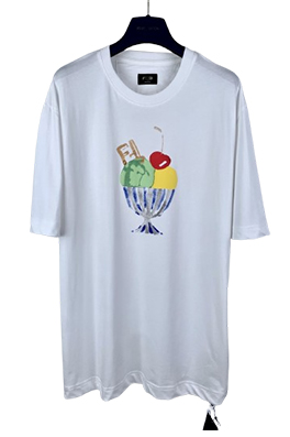 【フェンディタイプ】メンズ レディース 半袖Tシャツ aat23348