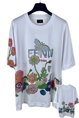 【フェンディタイプ】メンズ レディース 半袖Tシャツ aat23353