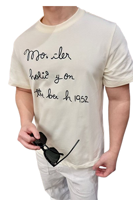 【モンクレールタイプ】メンズ レディース 半袖Tシャツ aat23422