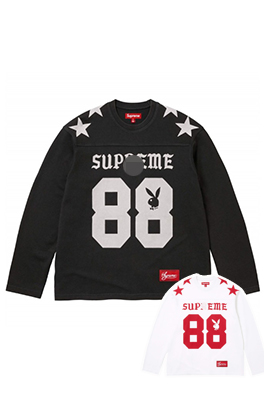 【シュプリームタイプ】×【PLAYBOY】メンズ レディース 長袖 Tシャツ aat23443