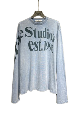 【アクネ ストゥディオ ズ】メンズ レディース 長袖 Tシャツ aat23444