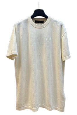 【ヴィトンタイプ】メンズ レディース　ニット 半袖Tシャツ aat23523