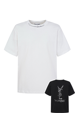【サンローランタイプ】メンズ レディース 半袖Tシャツ aat23542