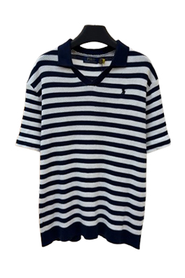 【RALPH LAUREN】メンズ レディース　ニット 半袖Tシャツ aat23552
