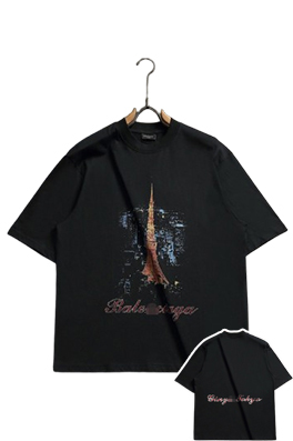 【バレンシアガタイプ】メンズ レディース 半袖Tシャツ aat23573