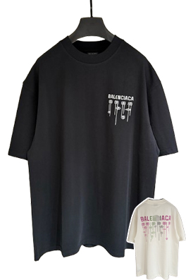 【バレンシアガタイプ】メンズ レディース 半袖Tシャツ aat23578