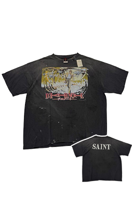 【セント マイケル】×【DEATH NOTE】メンズ レディース 半袖Tシャツ aat23610