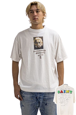 【セント マイケル】×【JAMIE REID】メンズ レディース 半袖Tシャツ aat23611