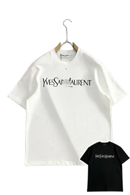 【サンローランタイプ】メンズ レディース 半袖Tシャツ aat23690
