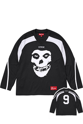【シュプリームタイプ】×【THE MISFITS】メンズ レディース 長袖 Tシャツ aat23710