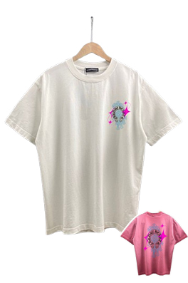 【クロムハーツタイプ】メンズ レディース 半袖Tシャツ aat23726