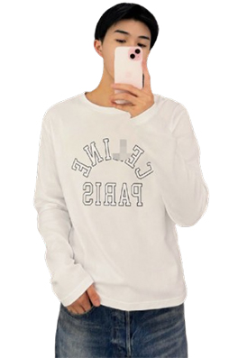 【セリーヌタイプ】メンズ レディース 長袖 Tシャツ aat23748
