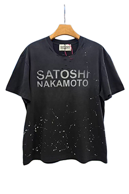 【SATOSHI NAKAMOTO】メンズ レディース 半袖Tシャツ aat23749