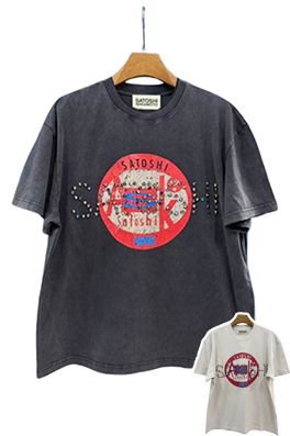 【SATOSHI NAKAMOTO】メンズ レディース 半袖Tシャツ aat23750