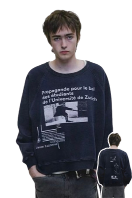 【ENFANTS RICHES DEPRIMES】メンズ レディース 長袖スウェットTシャツ aat23753