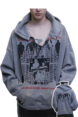 【ENFANTS RICHES DEPRIMES】フード Tシャツ パーカー aat23754