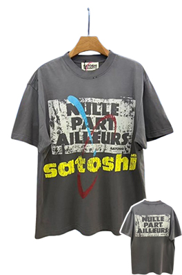 【SATOSHI NAKAMOTO】メンズ レディース 半袖Tシャツ aat23756