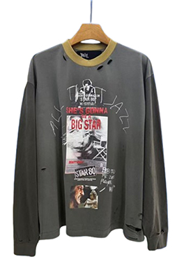 【PALY HOLLYWOOD】メンズ レディース 長袖 Tシャツ aat23758