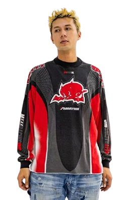 【セント マイケル】メンズ レディース 長袖 Tシャツ aat23765