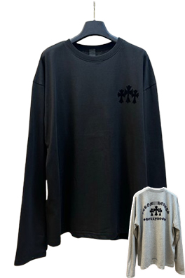 【クロムハーツタイプ】メンズ レディース 長袖 Tシャツ aat23778