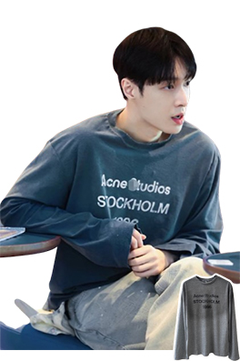 【アクネ ストゥディオ ズ】メンズ レディース 長袖 Tシャツ aat23797