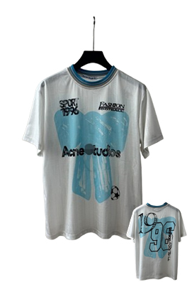 【アクネストゥディオズ】メンズ レディース 半袖Tシャツ aat23805