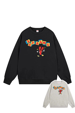 【シュプリームタイプ】メンズ レディース 長袖スウェットTシャツ aat23808