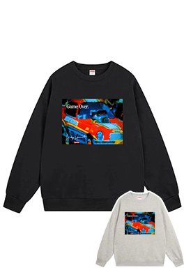 【シュプリームタイプ】メンズ レディース 長袖スウェットTシャツ aat23809