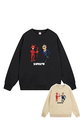 【シュプリームタイプ】メンズ レディース 長袖スウェットTシャツ aat23814